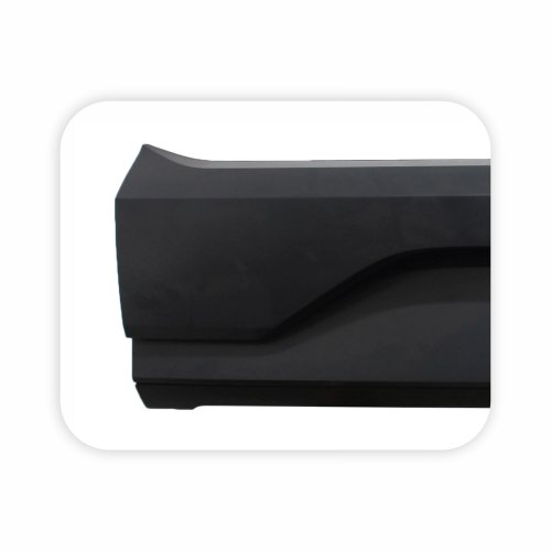 Parachoque Vw Saveiro Robust G7 G8 2017 Até 2022 Traseiro Central Preto Texturizado sem Furo para Sensor