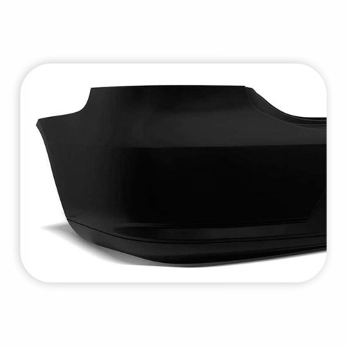 Parachoque Vw Voyage G5 2009 2010 2011 2012 Traseiro Preto Liso