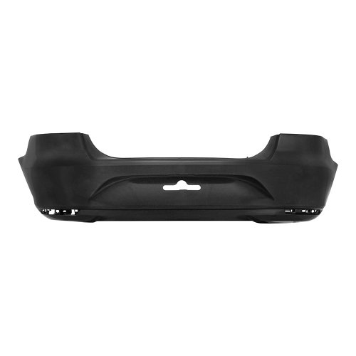 Parachoque Vw Voyage G6 G7 G8 2013 Até 2022 Traseiro Preto Liso com Furo para Refletor