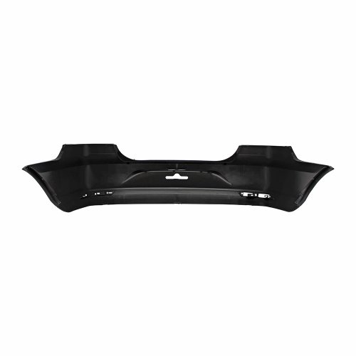 Parachoque Vw Voyage G6 G7 G8 2013 Até 2022 Traseiro Preto Liso com Furo para Refletor