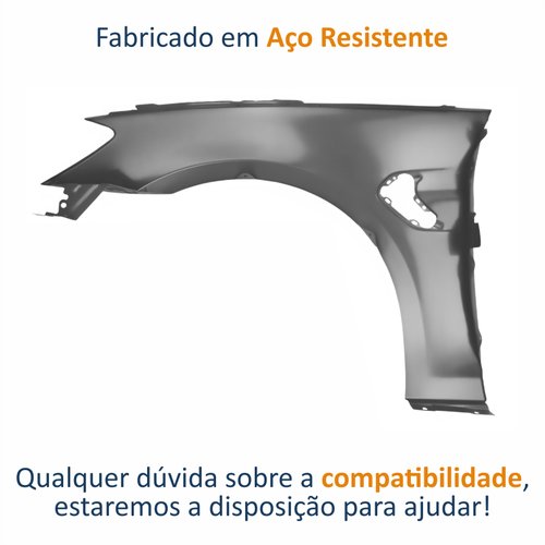Paralama Dianteiro BYD Seal 2023 Até 2025 Lado Direito Passageiro
