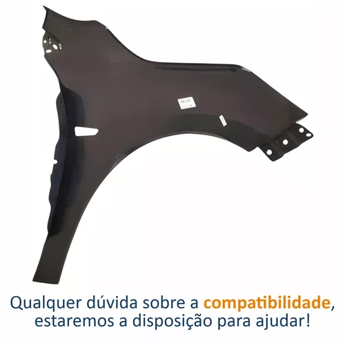 Paralama Dianteiro Gm Onix 2020 Até 2025 Lado Esquerdo Motorista