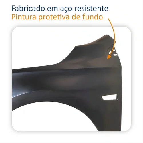 Paralama Dianteiro Gm Onix 2020 Até 2025 Lado Esquerdo Motorista
