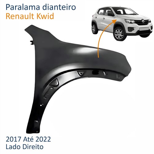 Paralama Dianteiro Renault Kwid 2017 Até 2022 Lado Direito Passageiro