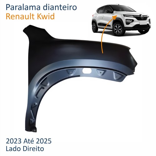 Paralama Dianteiro Renault Kwid 2023 Até 2025 Lado Direito Passageiro