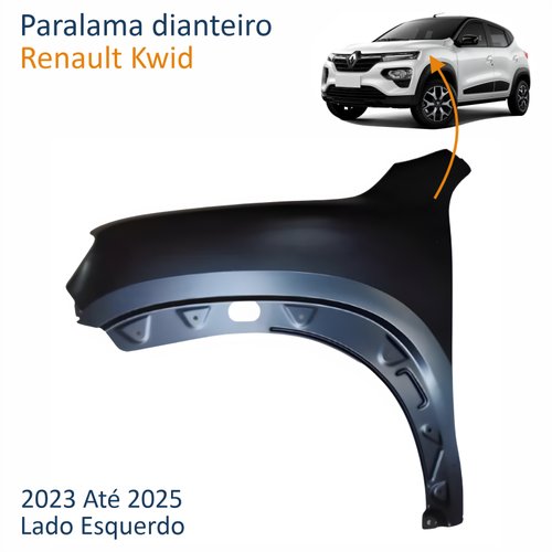 Paralama Dianteiro Renault Kwid 2023 Até 2025 Lado Esquerdo Motorista