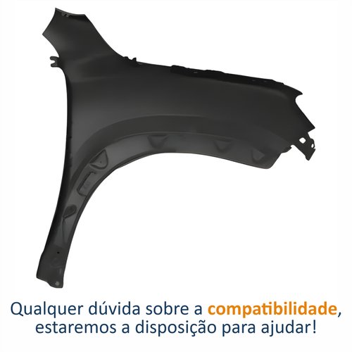 Paralama Dianteiro Renault Kwid 2023 Até 2025 Lado Esquerdo Motorista