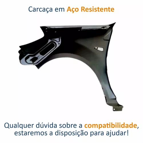 Paralama Dianteiro Renault Sandero 2008 até 2013 Lado Direito Passageiro