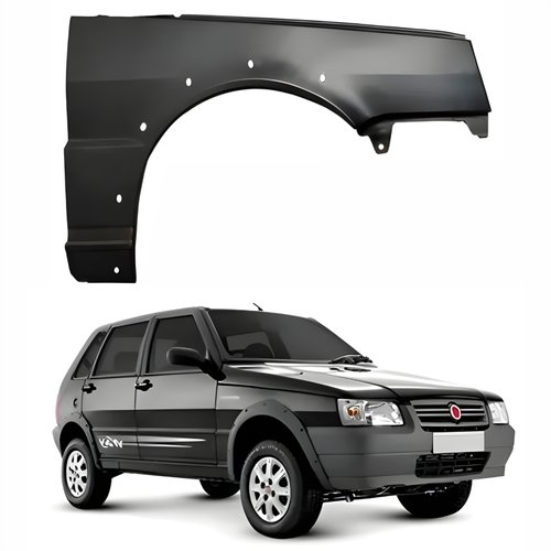 Paralama Fiat Uno Way 2005 Até 2015 Com Furo Lado Direito Passageiro