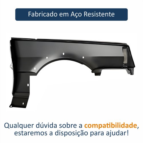 Paralama Fiat Uno Way 2005 Até 2015 Com Furo Lado Esquerdo Motorista