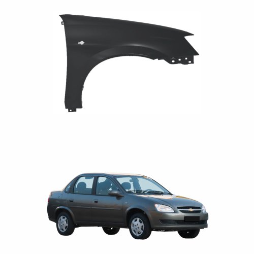 Paralama Gm Classic 2011 2012 2013 2014 2015 2016 Com Furo do Pisca Lado Direito Passageiro