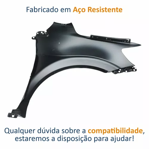 Paralama Gm Sonic Hatch 2012 Até 2016 Lado Esquerdo Motorista