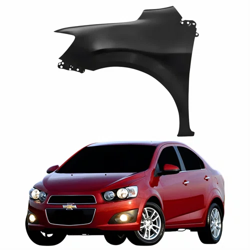 Paralama Gm Sonic Sedan 2012 Até 2016 Lado Esquerdo Motorista