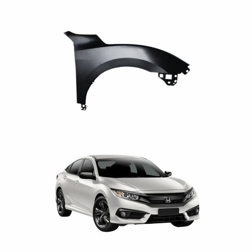 Paralama Honda Civic 2017 2018 2019 2020 2021 Lado Direito Passageiro