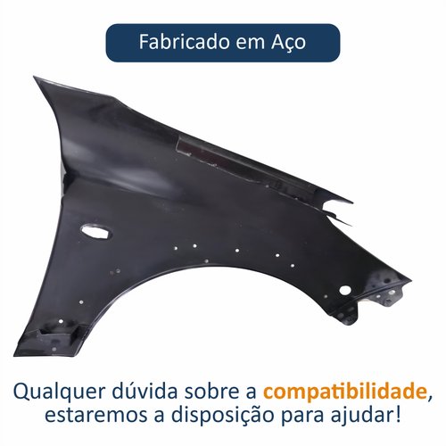 Paralama Peugeot 207 Escapade Hoggar 2008 Até 2015 Lado Esquerdo Motorista