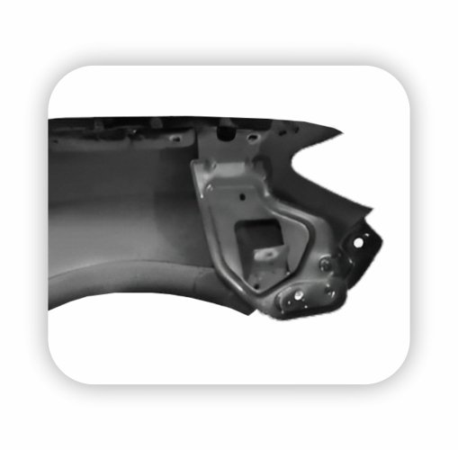 Paralama Renault Logan Sandero 2014 2015 2016 2017 2018 2019 2020 2021 2022 2023 Lado Esquerdo Motorista