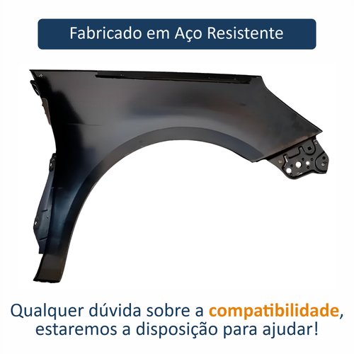 Paralama Vw Gol Voyage G8 2018 Até 2023 Saveiro G7 2017 Até 2023 Lado Esquerdo Motorista