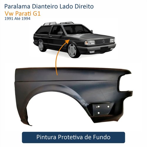 Paralama Vw Parati G1 1991 Até 1994 Lado Direito Passageiro