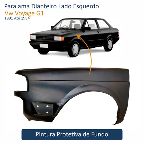 Paralama Vw Voyage G1 1991 Até 1994 Lado Esquerdo Motorista