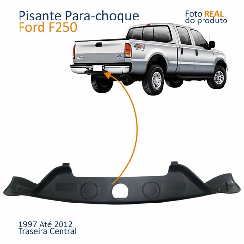 Pisante Para-choque Ford F250 1997 Até 2012 Traseira Central