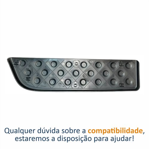Pisante Parachoque Traseiro Mitsubishi L-200 Triton 2008 Até 2014 Lado Esquerdo Motorista