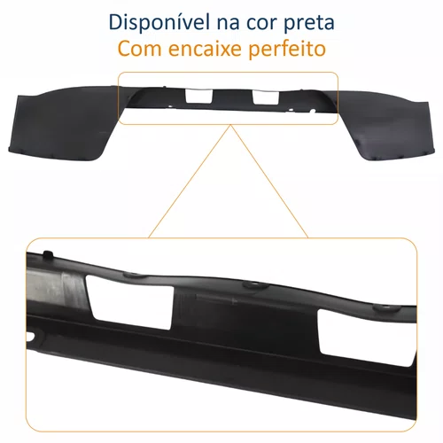 Pisante Parachoque Traseiro Superior Vw Amarok 2010 Até 2022