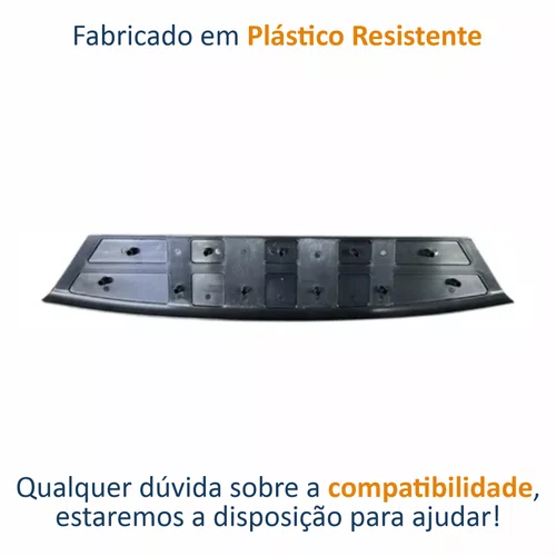 Pisante Traseiro Parachoque Central Gm S-10 Pitbull 2001 Até 2012