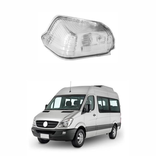 Pisca do Retrovisor Mercedes Sprinter 2012 Até 2020 Lado Esquerdo Motorista