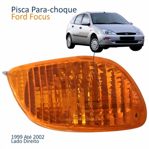 Pisca Para-choque Ford Focus 1999 2000 2001 2002 Âmbar Lado Direito Passageiro