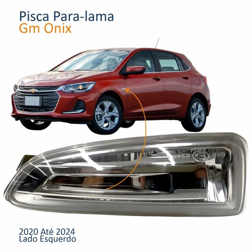 Pisca Para-lama Gm Onix 2020 2021 2022 2023 2024 Cristal Lado Esquerdo Motorista