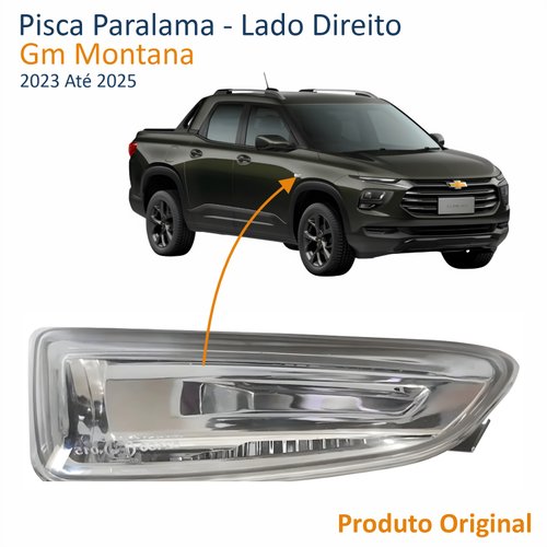 Pisca Paralama Gm Montana 2023 Até 2025 Lado Direito Passageiro Produto Original