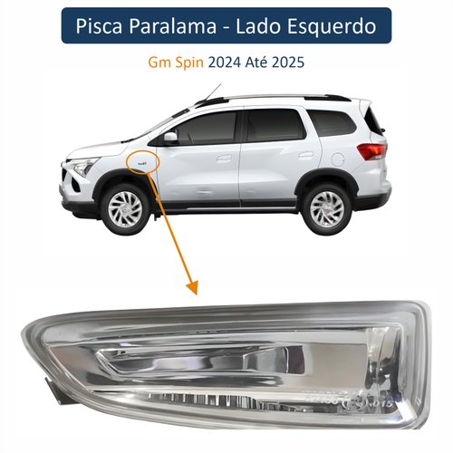 Pisca Paralama Gm Spin 2024 2025 Lado Esquerdo Motorista Produto Original