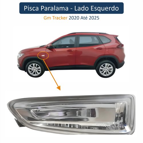 Pisca Paralama Gm Tracker 2020 Até 2025 Lado Esquerdo Motorista Produto Original