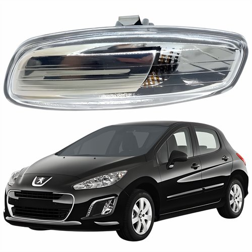 Pisca Retrovisor Peugeot 308 2011 2012 2013 2014 2015 Lado Esquerdo Motorista