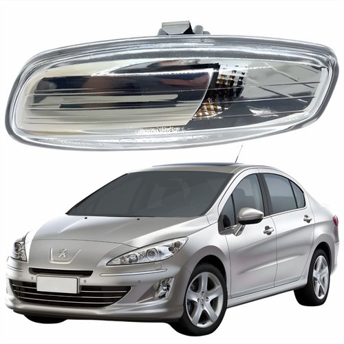 Pisca Retrovisor Peugeot 408 2011 2012 2013 2014 2015 Lado Esquerdo Motorista