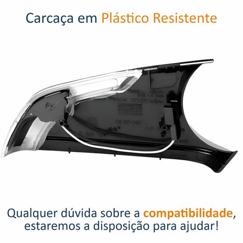 Pisca Retrovisor Vw Golf 2007 Até 2011 Original Metagal Lado Esquerdo Motorista