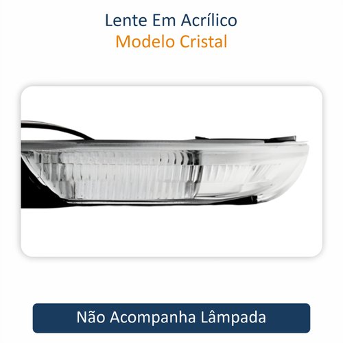 Pisca Retrovisor Vw Golf 2007 Até 2011 Original Metagal Lado Esquerdo Motorista