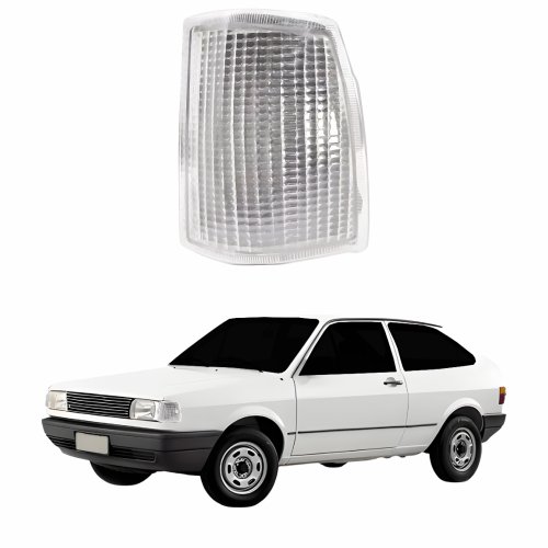 Pisca Dianteiro Vw Gol 1987 1988 1989 1990 Cristal Lado Esquerdo Motorista