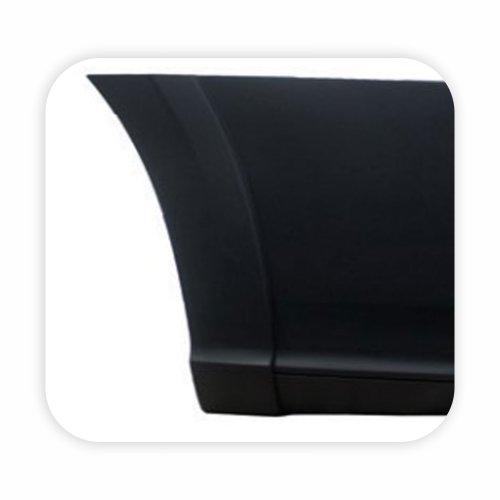 Ponteira do Parachoque Vw Saveiro Robust G7 2017 Até 2022 Preto Texturizado Traseiro Lado Esquerdo Com Furo Refletor Sem Furo para Sensor