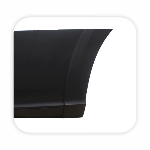 Ponteira do Parachoque Vw Saveiro Robust G7 2017 Até 2022 Traseiro Lado Direito Preto Texturizado com Furo Refletor Com Furo para Sensor