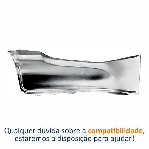 Ponteira Parachoque Traseiro Toyota Hilux 2016 Até 2023 Cromado Original FPI Lado Direito Passageiro