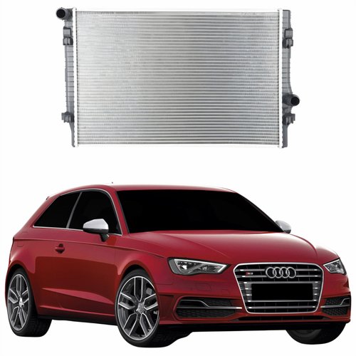 Radiador Audi S3 2013 Até 2020 Com Ar Condicionado Automático