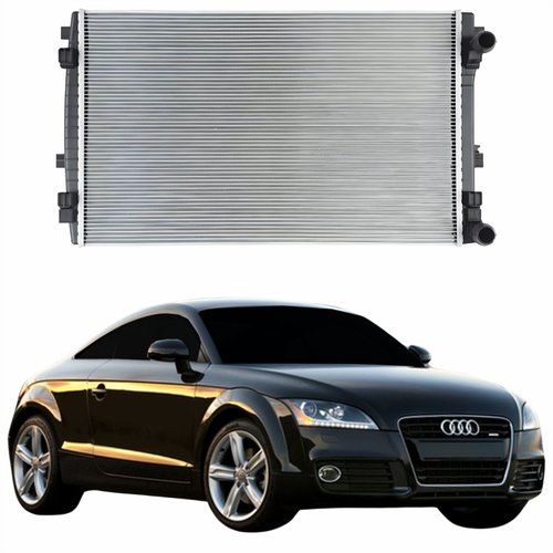 Radiador Audi TT 2013 Até 2019 Sem E Com Ar Condicionado Automático E Mecânico