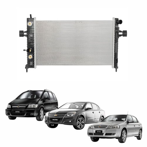 Radiador Chevrolet Astra 2009 Até 2012  Vectra 2009 Até 2012 Zafira  2009 Até 2012 Com E Sem Ar Condicionado Automatico