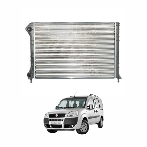 Radiador Fiat Doblo 2001 2002 2003 2004 2005 2006 2007 2008 2009 2010 2011 2012 2013 2014 2015 2016 2017 Com E Sem Ar Condicionado Mecânico