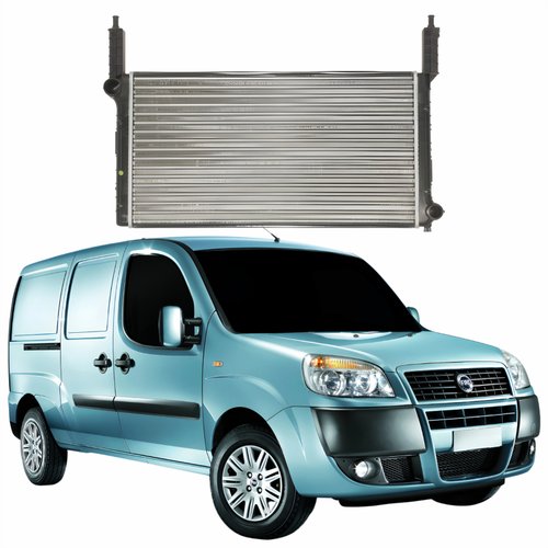 Radiador Fiat Doblo 2002 Até 2010 Sem Ar Condicionado Mecânico