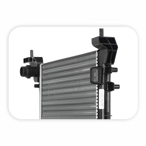 Radiador Fiat Fiorino 2013 até 2017 Fiat Gran Siena 2011 até 2017 Fiat Palio 2012 até 2016 Fiat Uno Vivace 2011 até 2016 Fiat Mobi 2016 até 2018 Com Ar Condicionado e Sem Ar Condicionado Mecânico