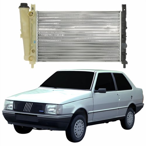 Radiador Fiat Prêmio 1987 Até 1994 Mecânico Com Vaso
