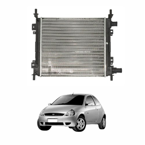 Radiador Ford Ka 1999 2000 2001 2002 2003 2004 2005 2006 2007 2008 Sem Ar Condicionado Mecânico