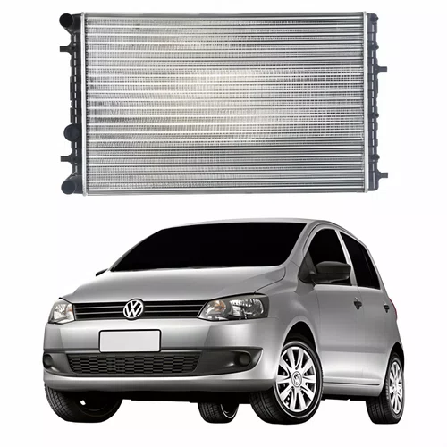 Radiador Vw Fox 2006 Até 2018 Com Ar Condicionado Mecânico